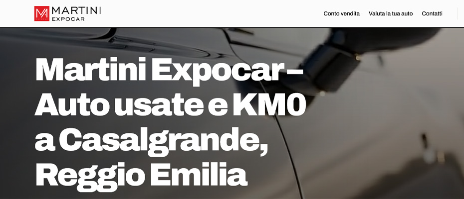 Auto usate Reggio Emilia e Casalgrande: scopri MARTINI EXPOCAR